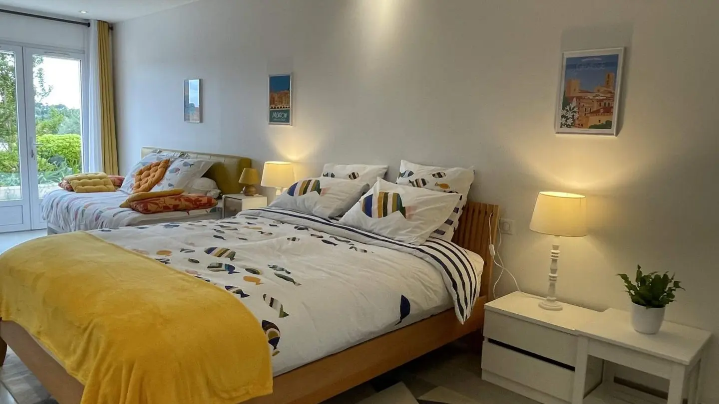 Maison SmartAzur-Chambre Jaune-Chambres d'Hôtes-VENCE-Gîtes de France Alpes-Maritimes