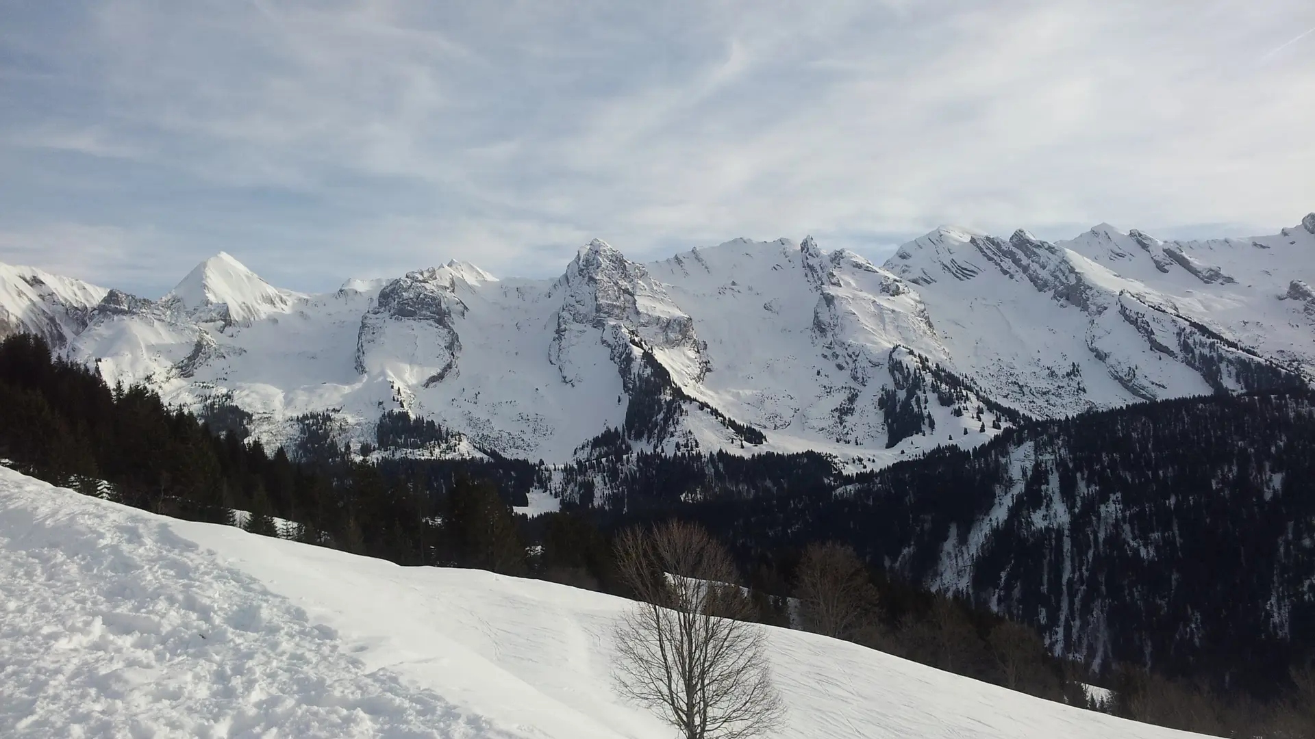 Sentiers raquettes 20 : le petit balcon des Aravis