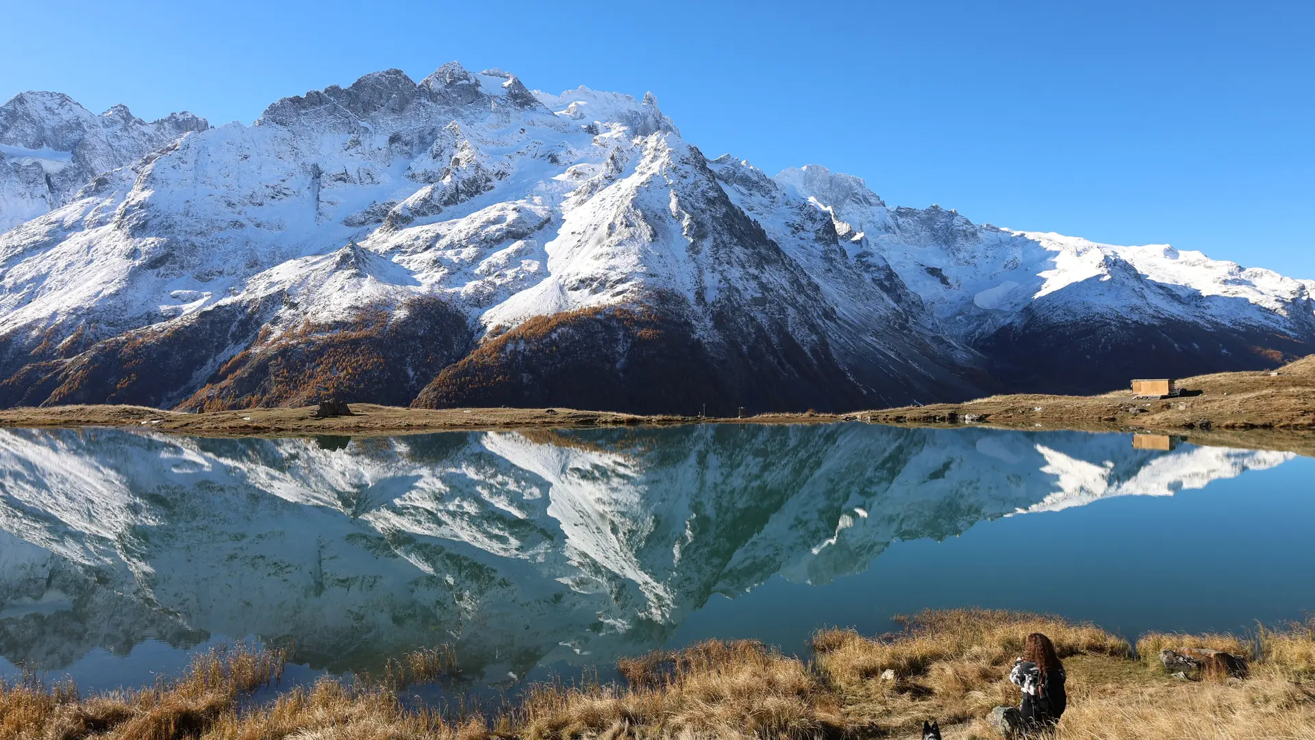 Le lac du Pontet en automne