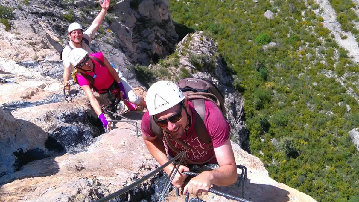 Via ferrata avec Eric Fossard