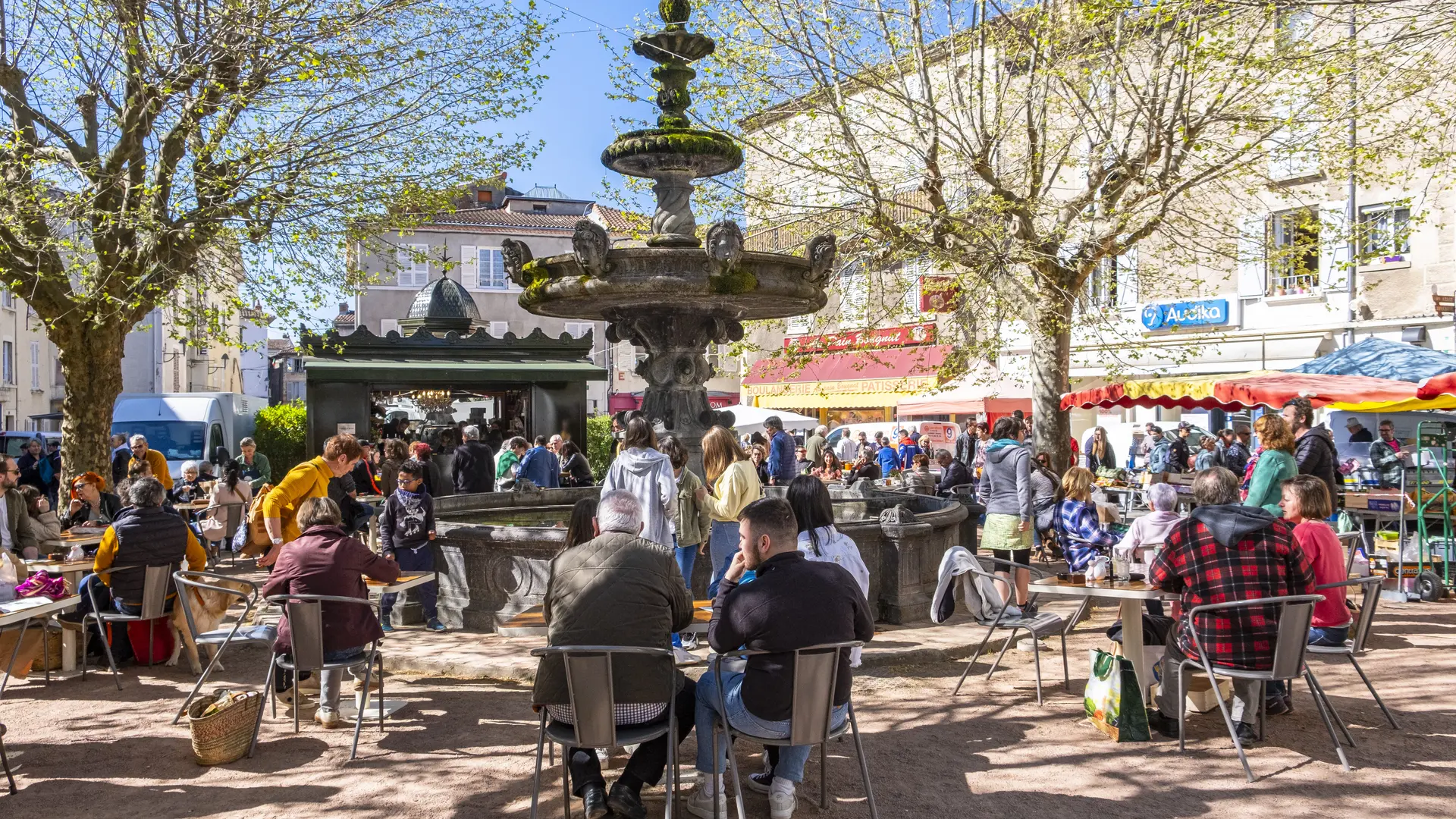 Marché du lundi matin à Billom