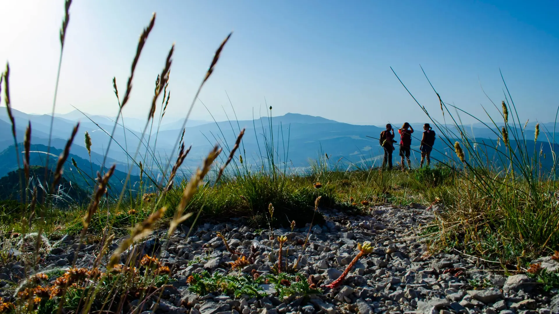 Au petit matin, au pied de la montagne de Maraysse