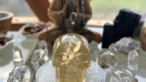 Crystal skull treatment