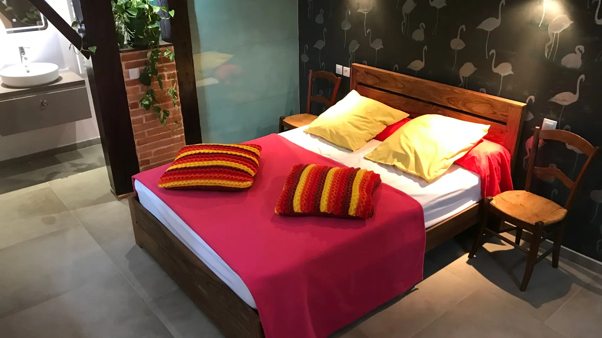 Chambre avec douche italienne