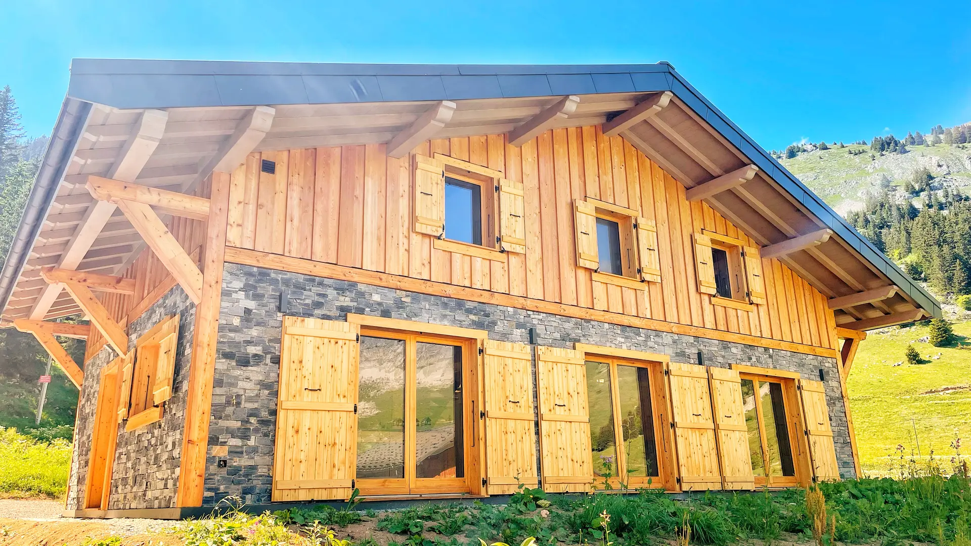 Chalet en été