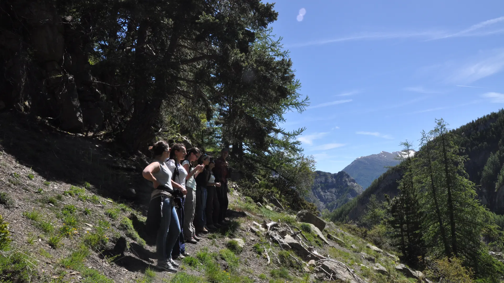 chemin de randonnée Amountagna Villars Colmars