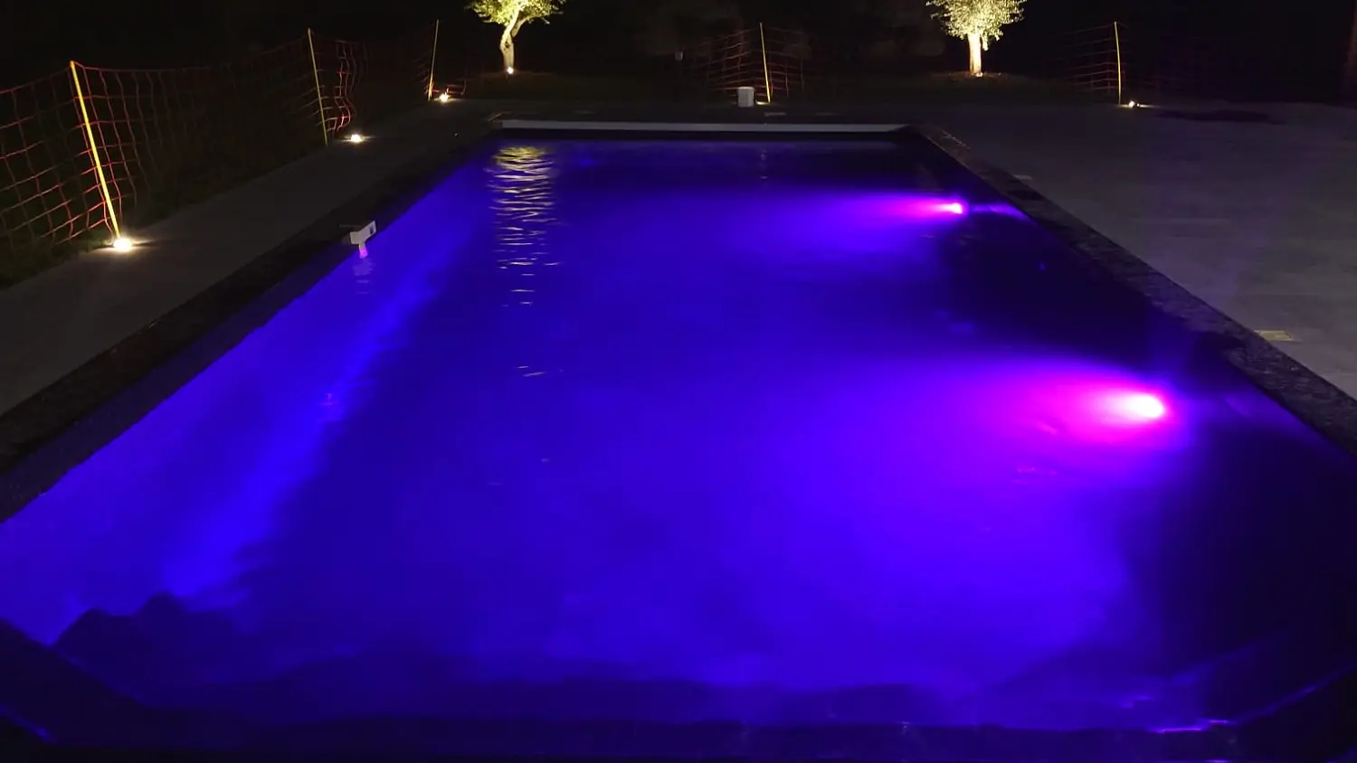 La piscine de nuit