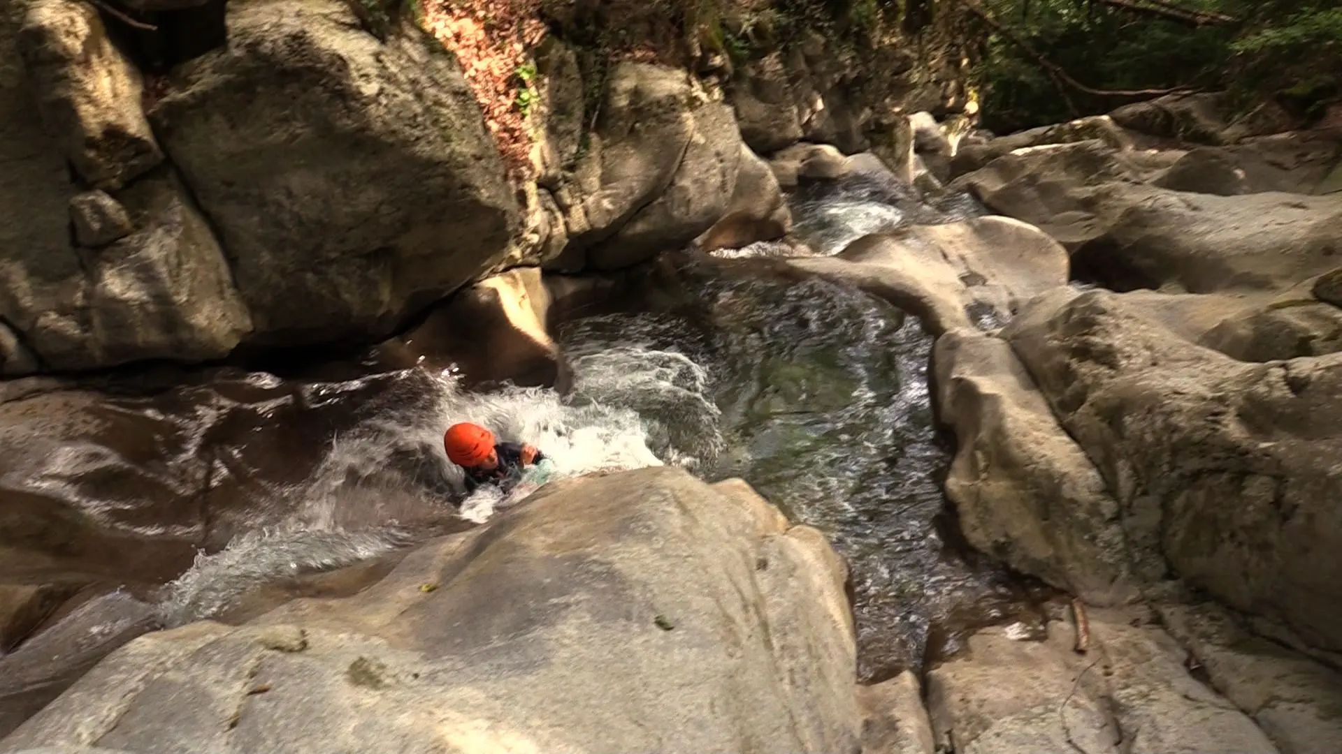 Descente d'un Toboggan.