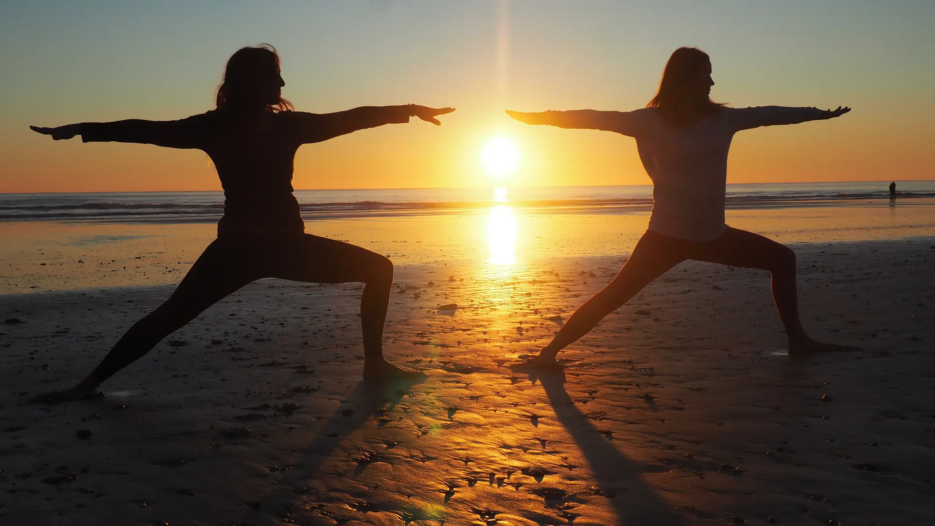 Yoga à la plage