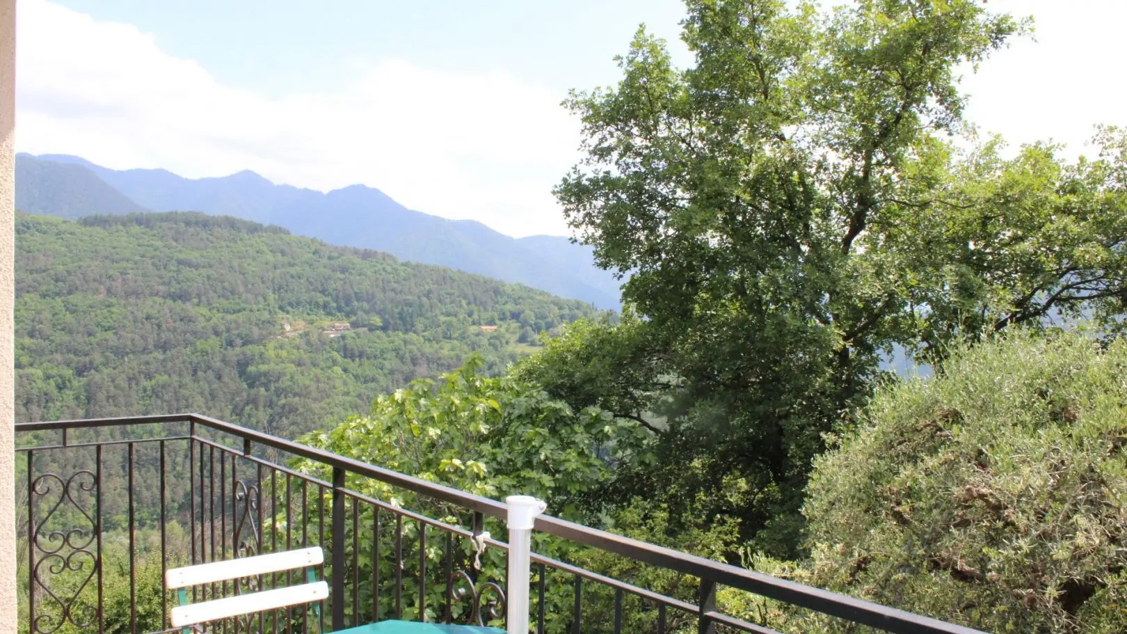 Gîte du Colombier-Terrasse du séjour-Belvédère-Gîtes de France des Alpes-Maritimes