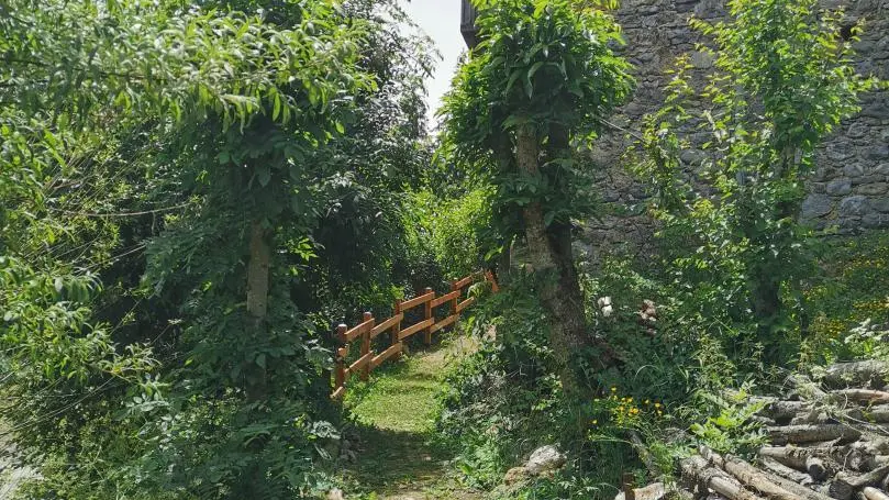 Accès piéton - Gîte du Touron Beuil - Gîtes de France Alpes-Maritimes