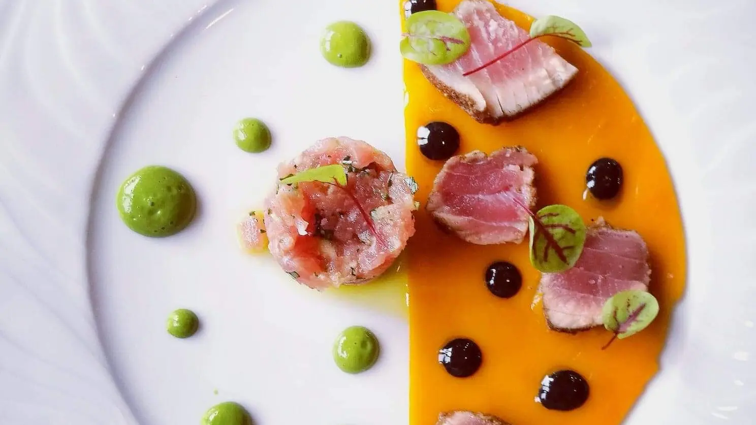 Assiette dressée