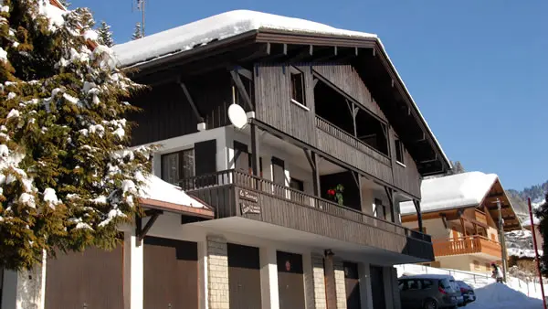 Chalet hiver/ Winter outside of the chalet - La Tannaz - Le Grand-Bornand