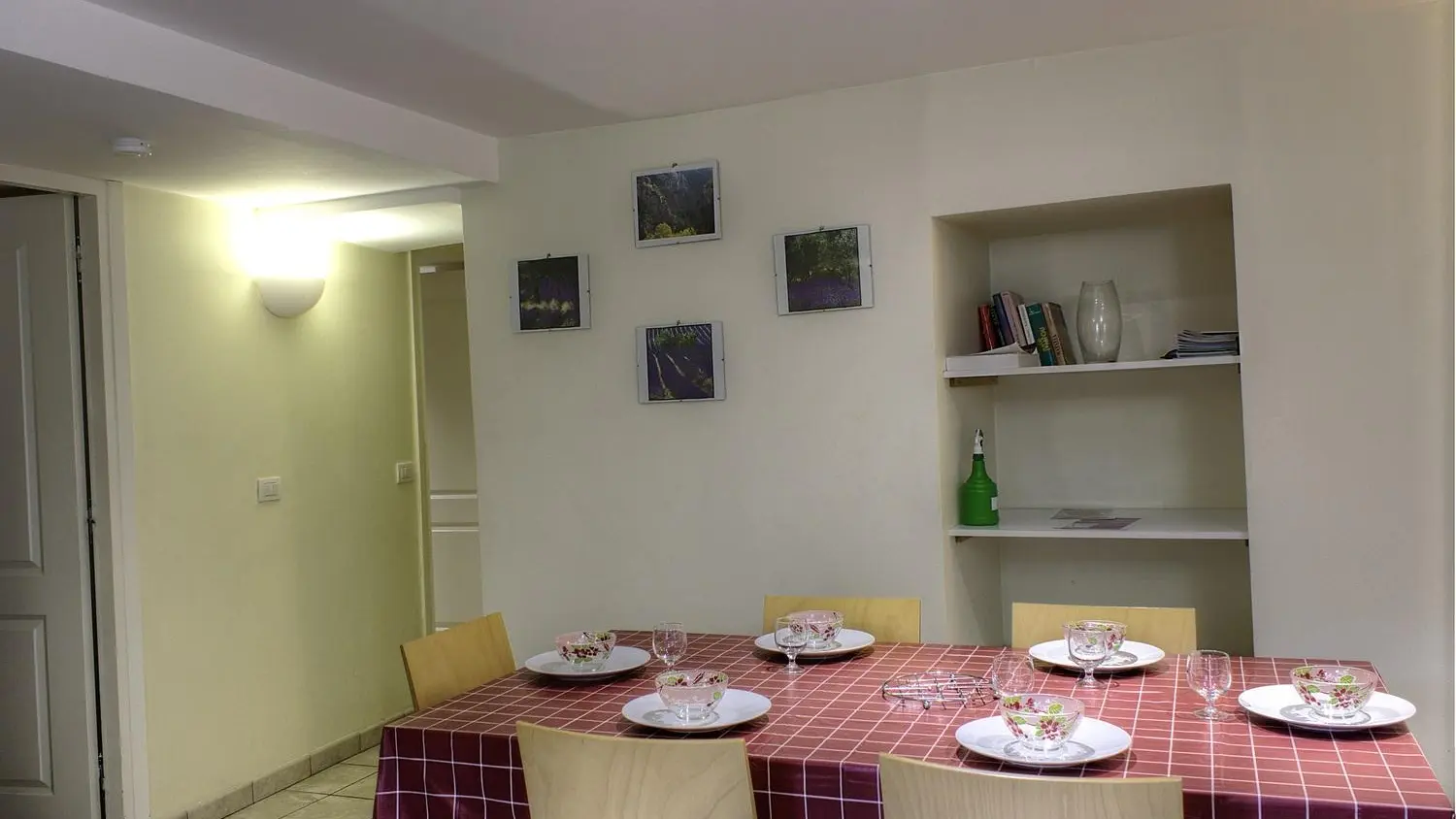 Gîte Le Balcon-Coin repas-Peille-Gîtes de France des Alpes-Maritimes