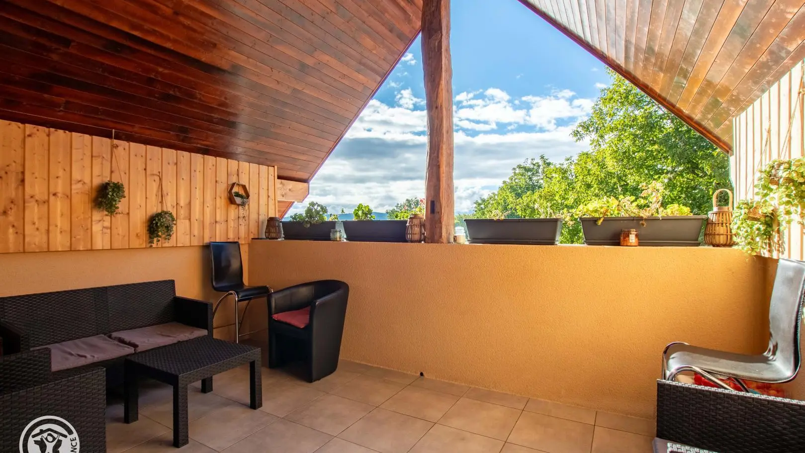 Terrasse abritée