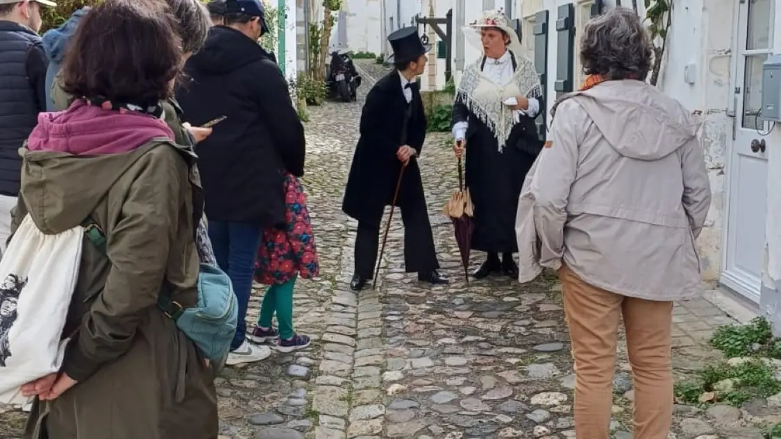 Visite dans les rues de Saint-Martin