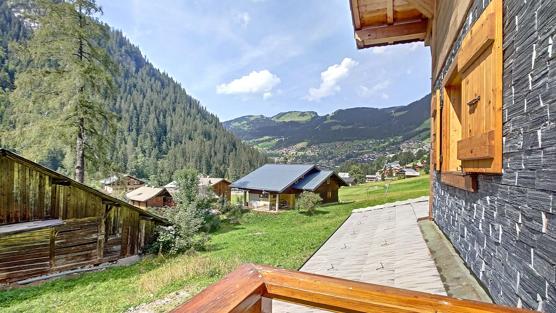Vue du chalet