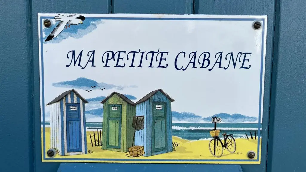 Pancarte décorative Ma petite cabane