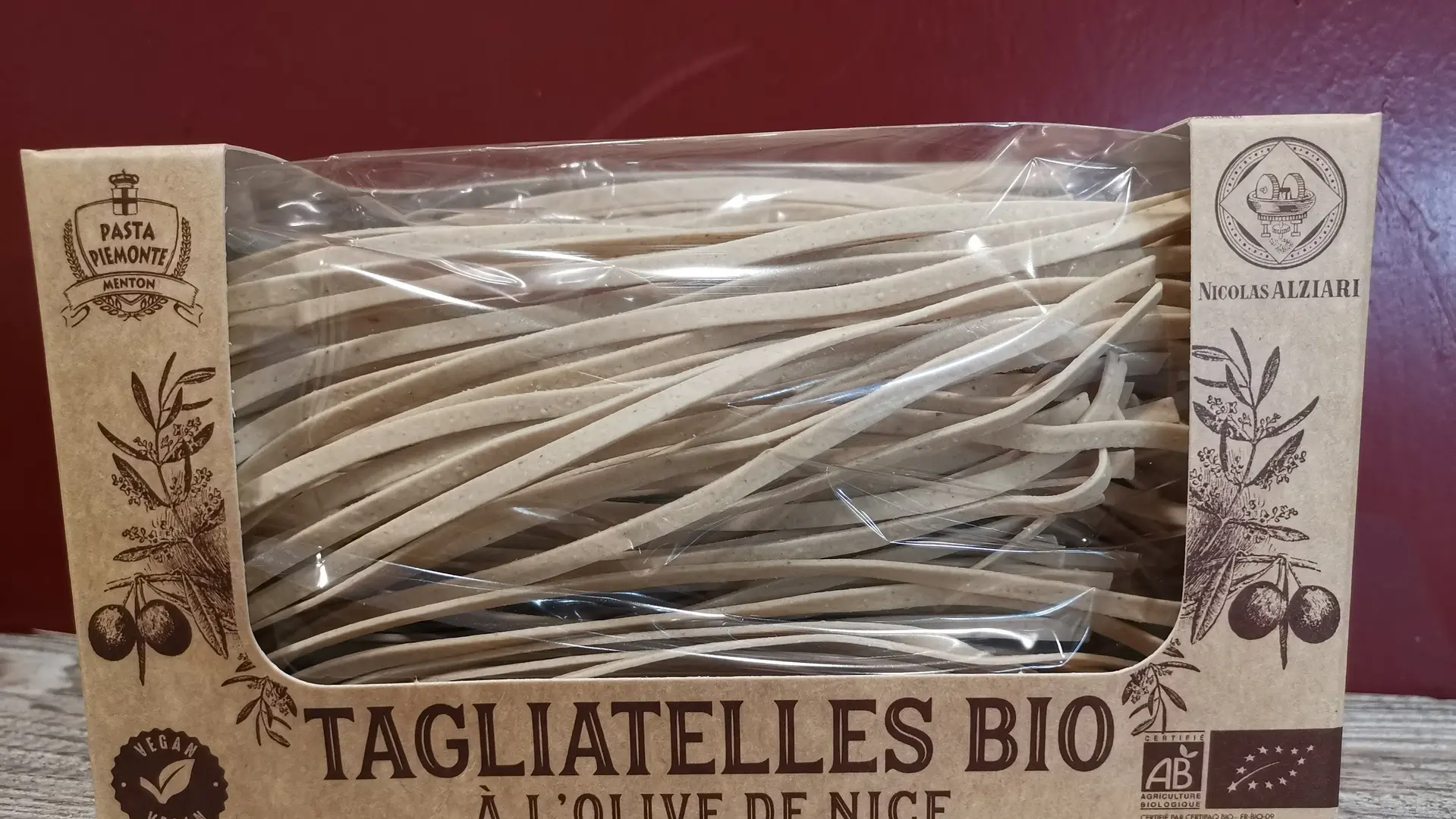 Tagliatelles Bio à l'Olive de Nice