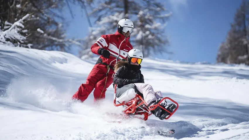 Sortie Handiski dans les Portes du Soleil