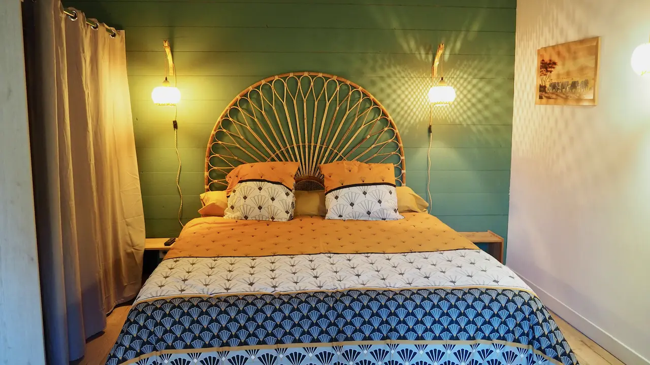 La chambre africaine - Lit double