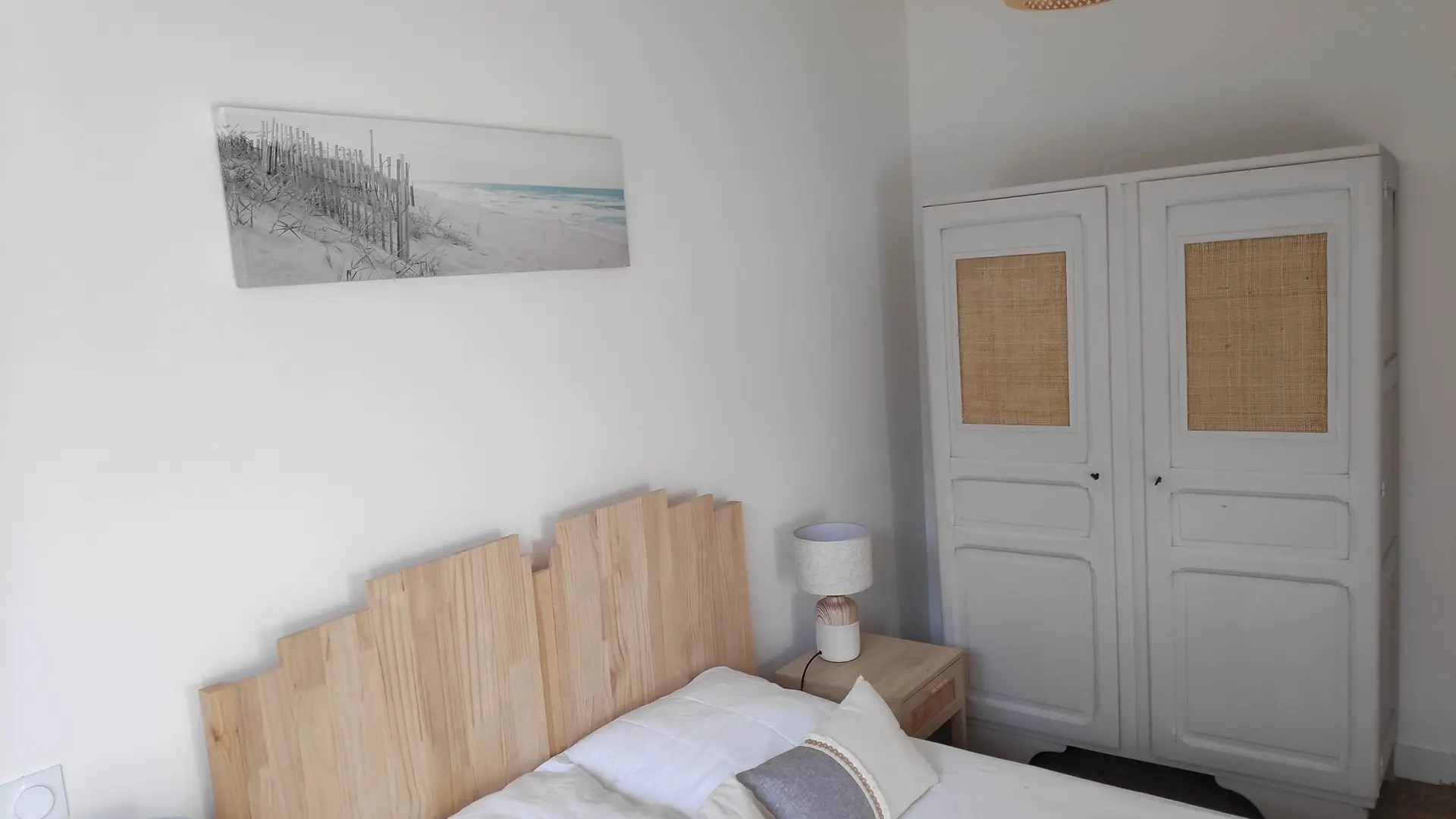 Schlafzimmer 1 mit Doppelbett