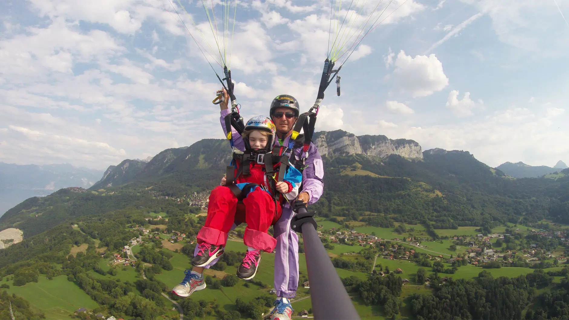 Baptême parapente enfant