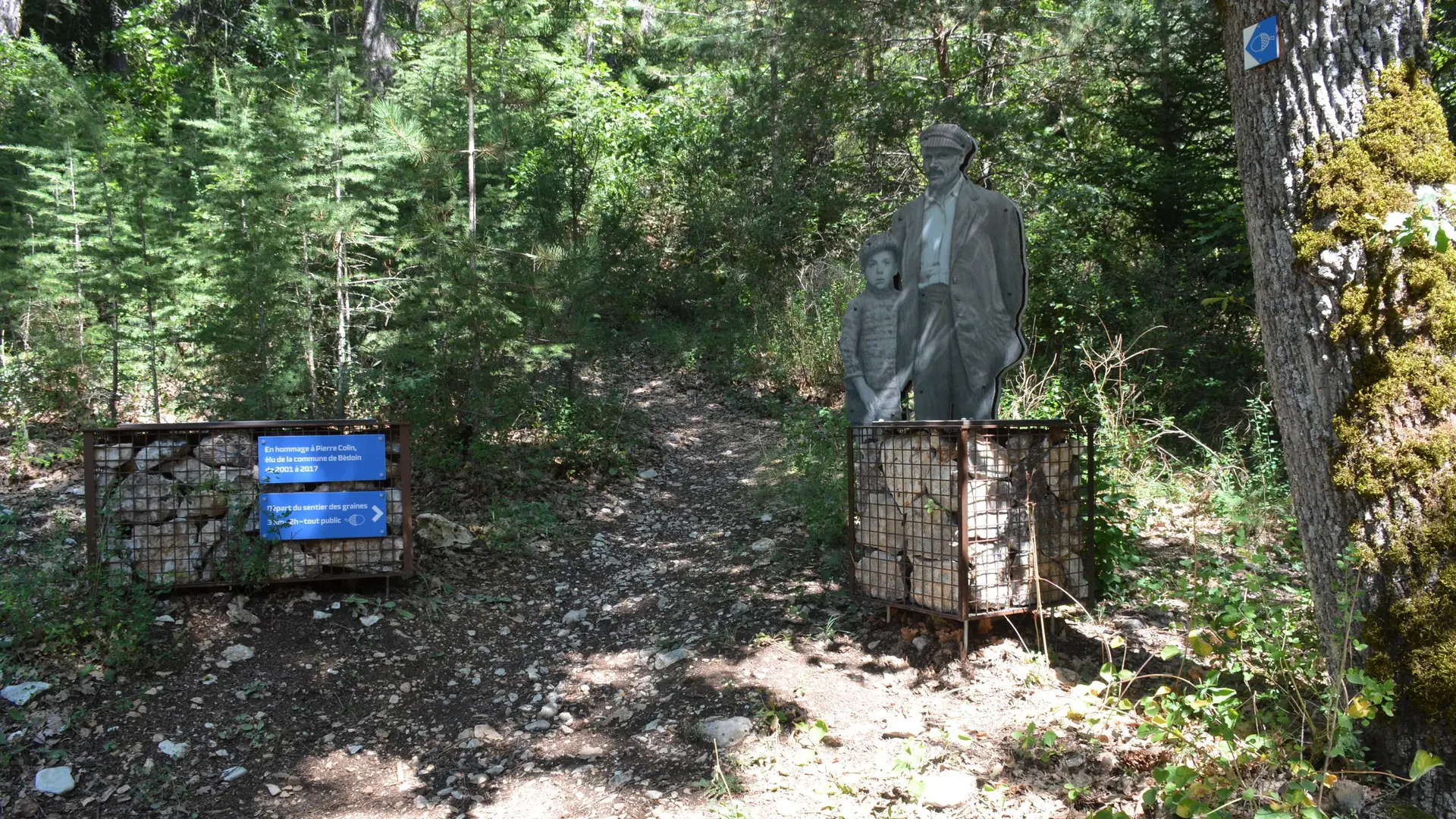 Départ du Sentier des graines