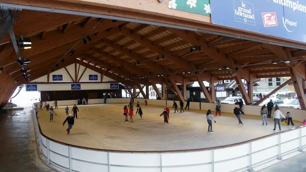 Photo touristique: patinoire Grand-Bornand
