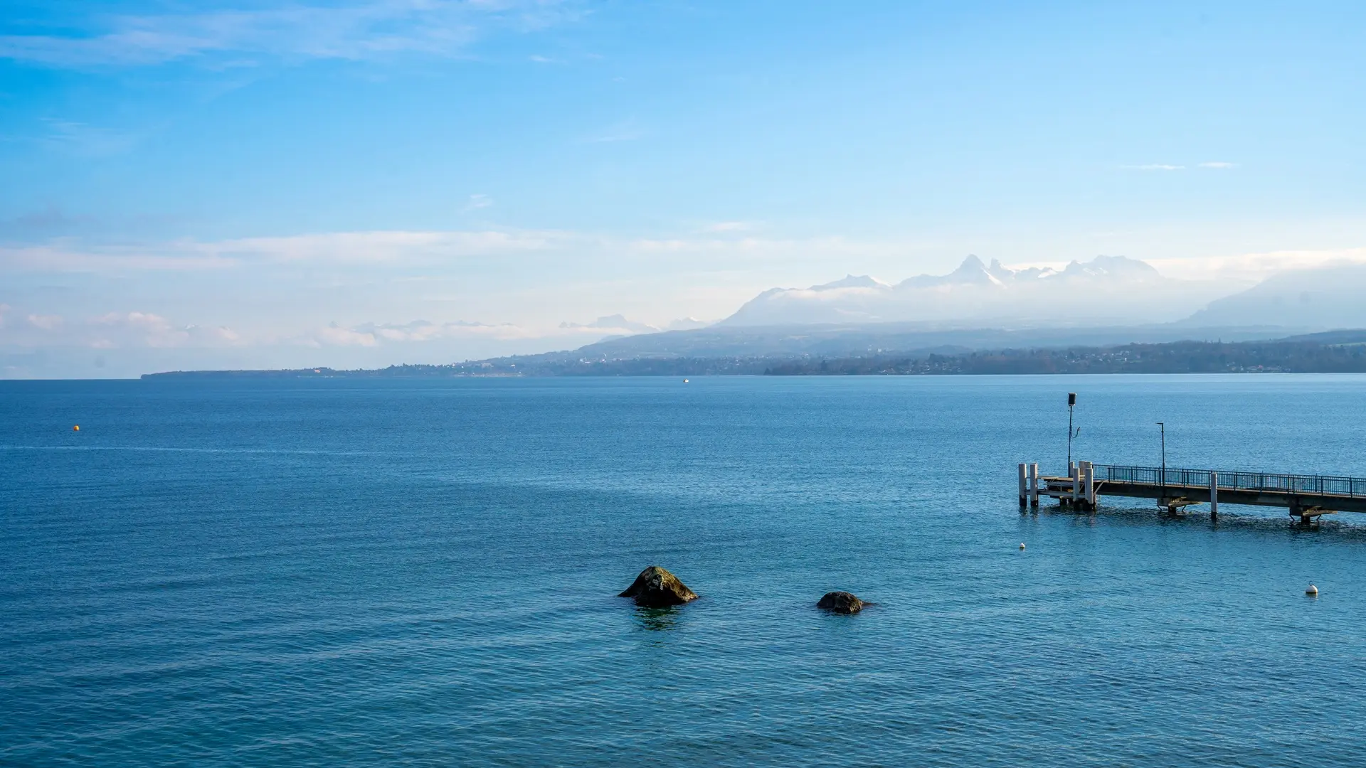 vue panoramique depuis la plage