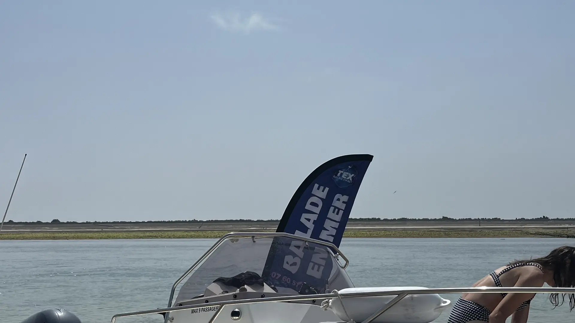 Balade en mer au banc du Bûcheron