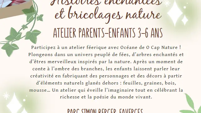 Atelier parent-enfant : l'été des petits explorateurs 3/6 ans_Faverges-Seythenex