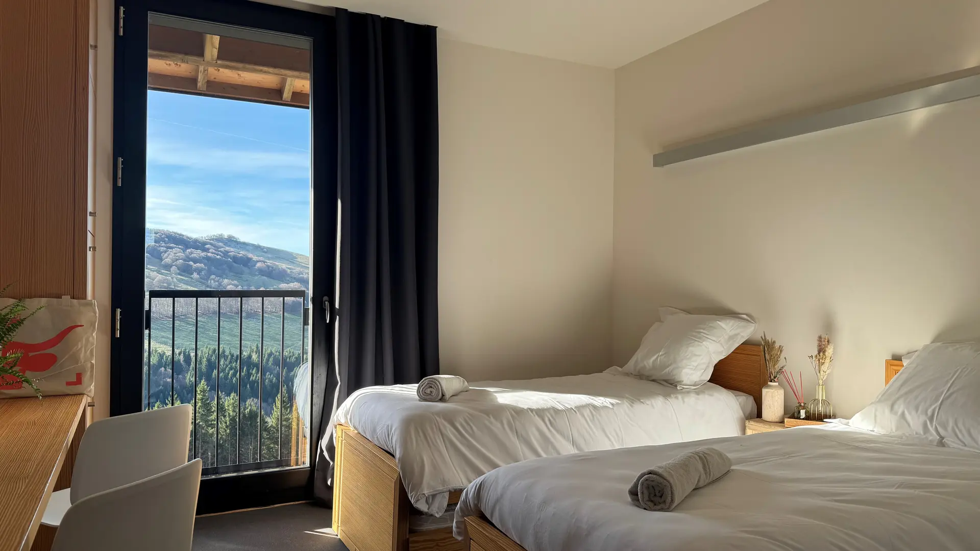 Chambre confort 2 lits