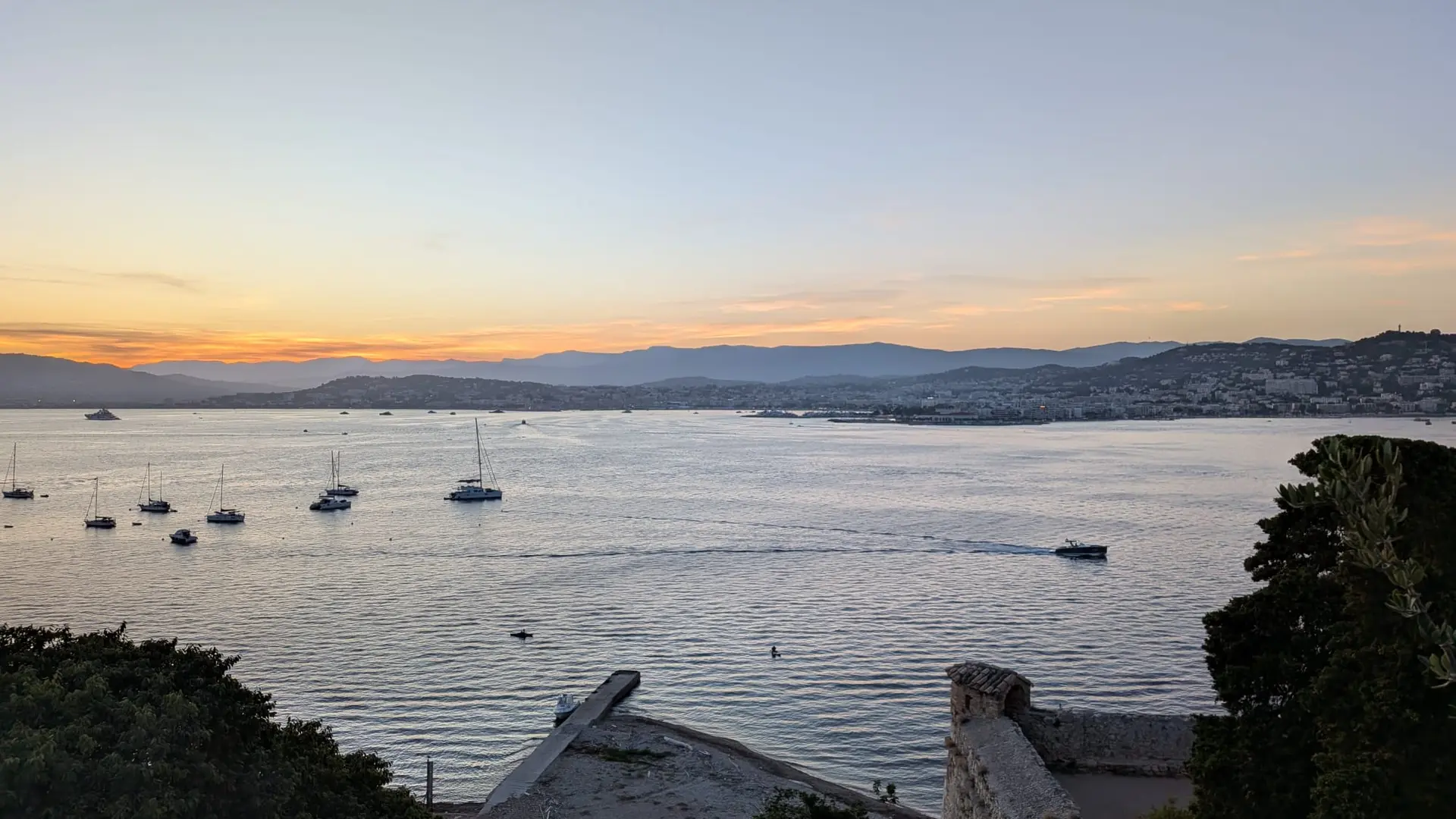Vue Cannes depuis Fort Royal