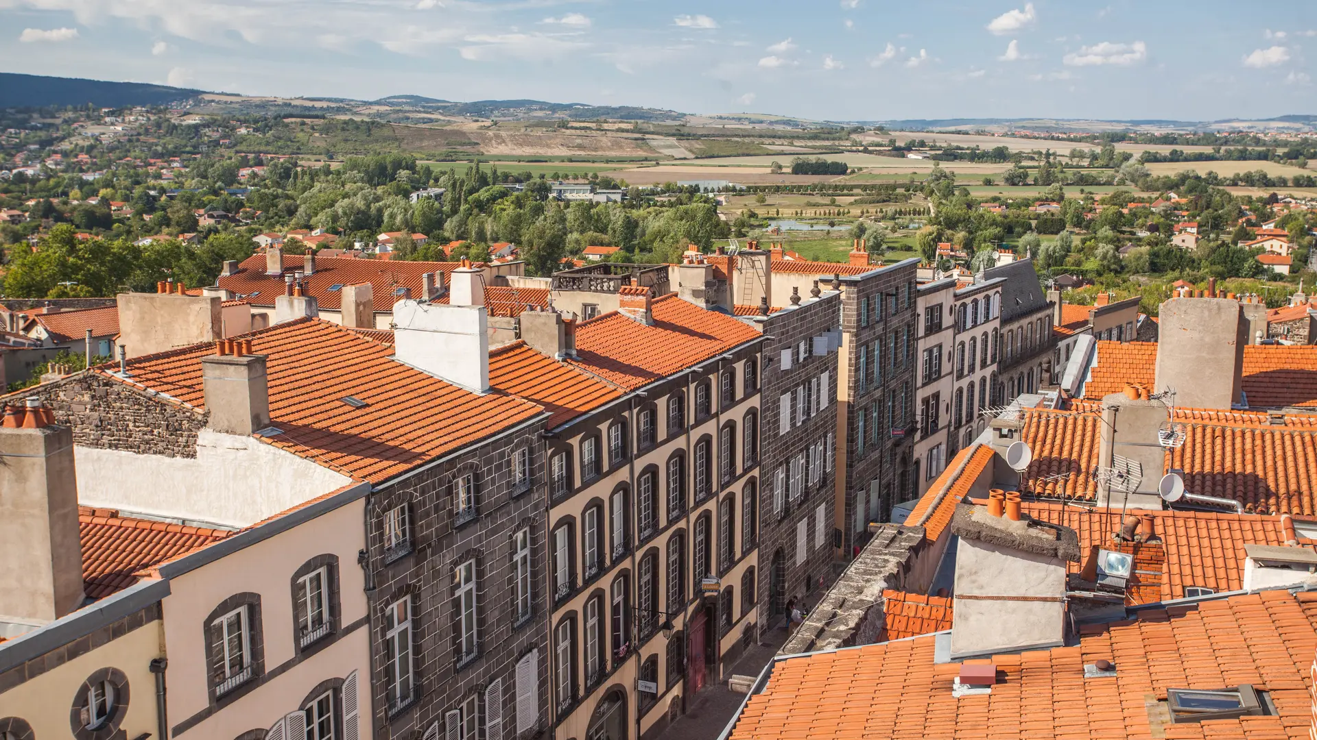 Vue depuis la tour de l'horloge