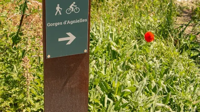 Sentier des falaises des gorges d'Agnielles