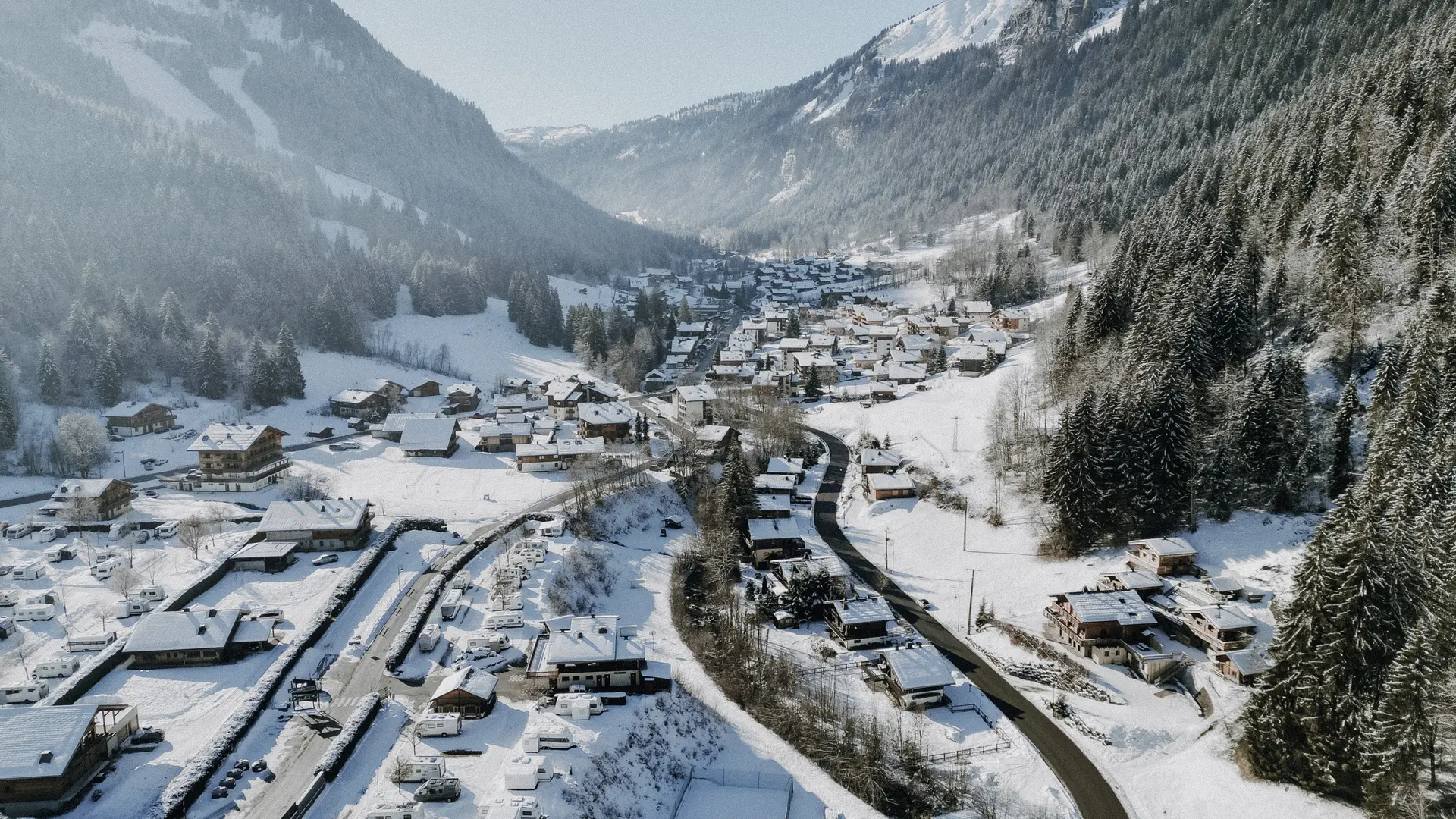 Situation de l'ensemble_Savoya Lodges_ hiver_Châtel