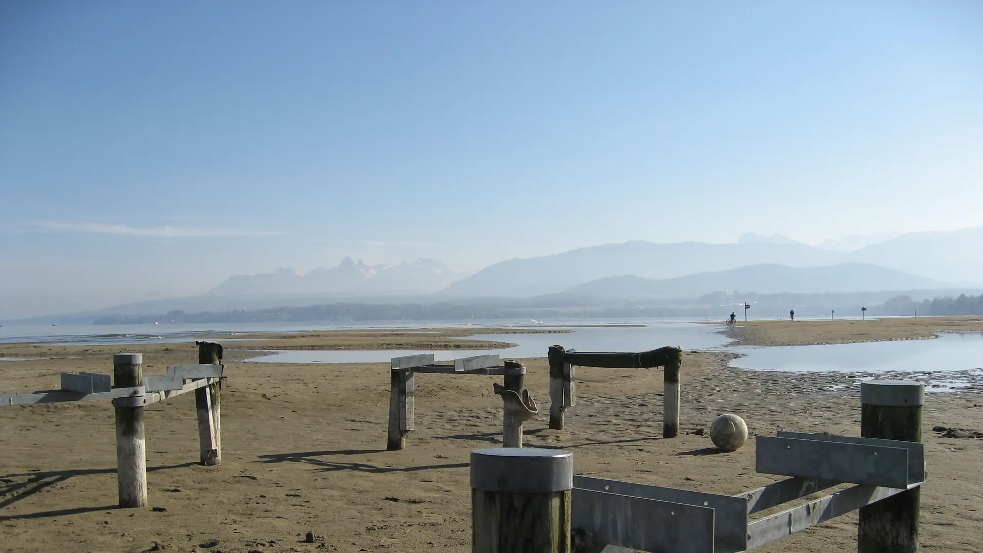 Plage hiver année bissextile