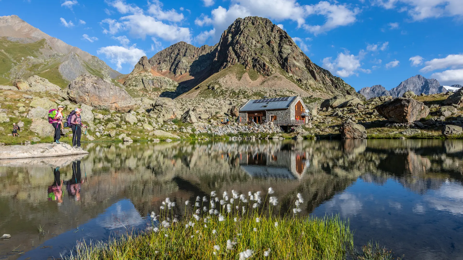 refuge de Vallonpierre - vue du lac