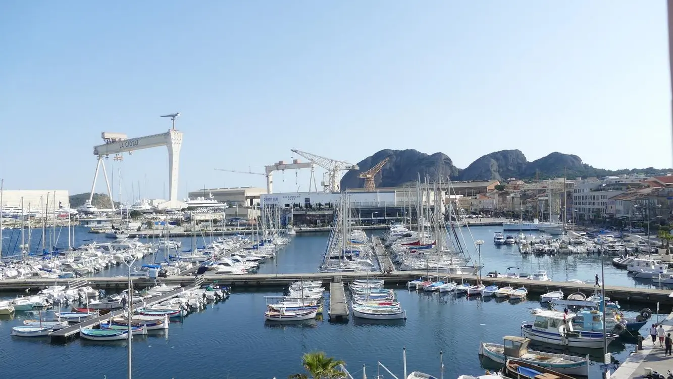 Le port vu du studio