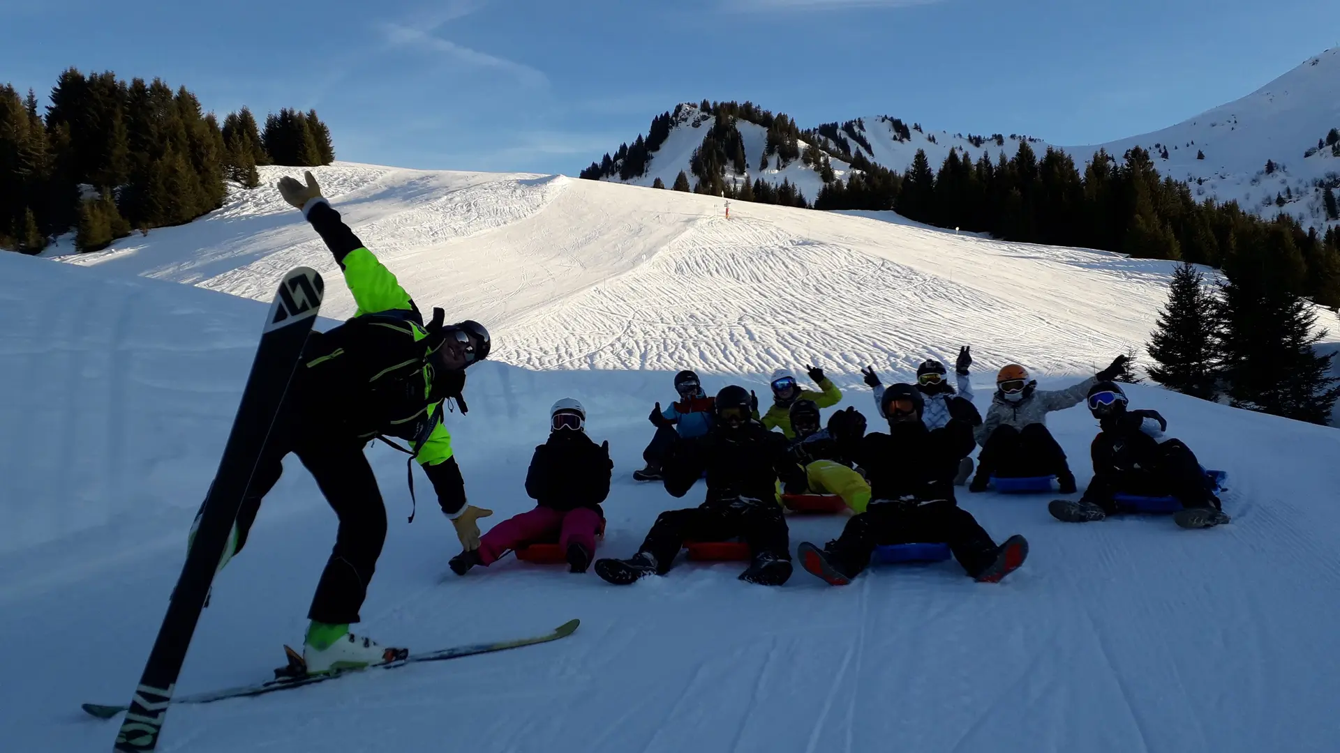 Descente Géante en luge