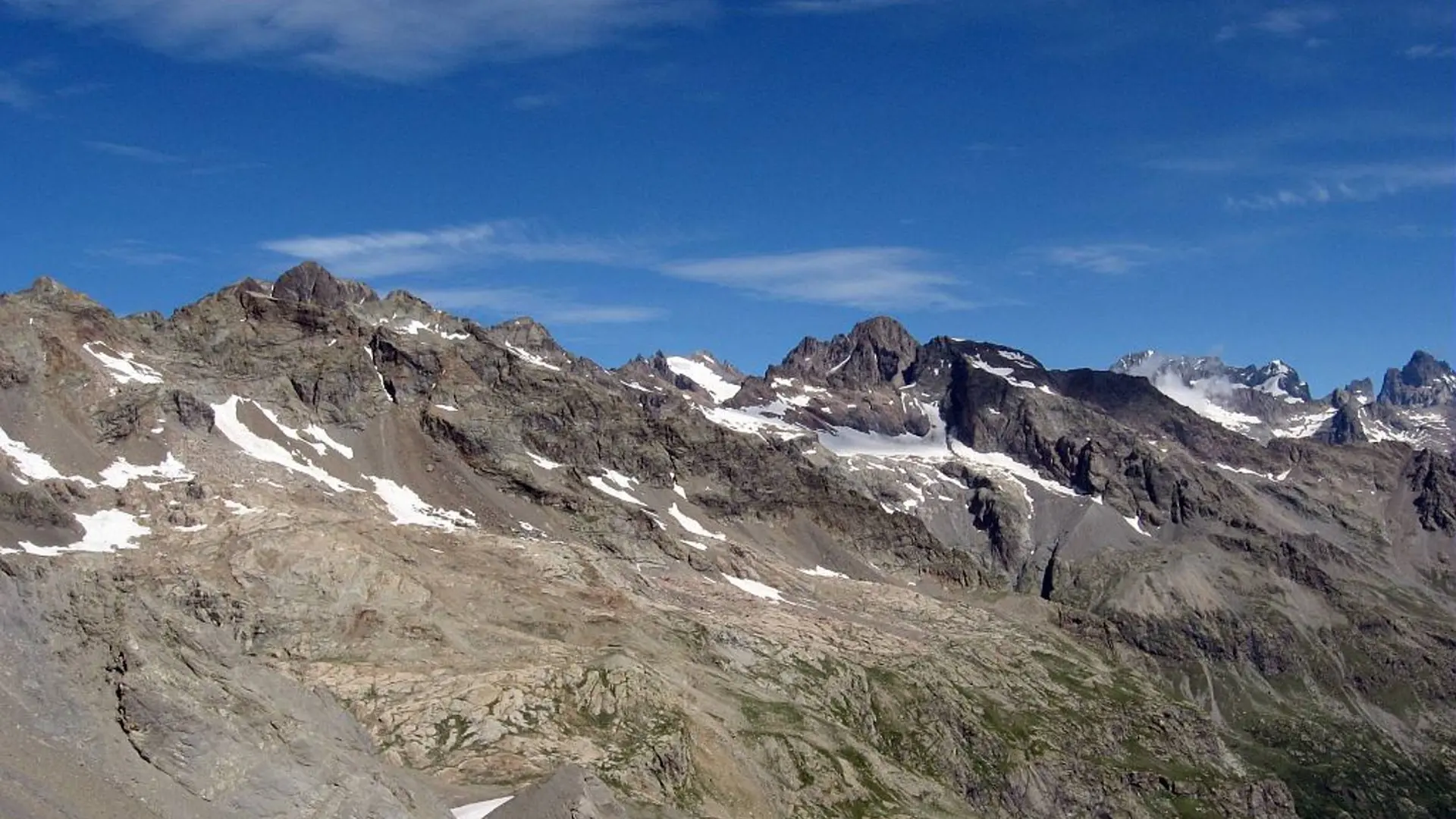 Vue depuis le col de l'Aup Martin