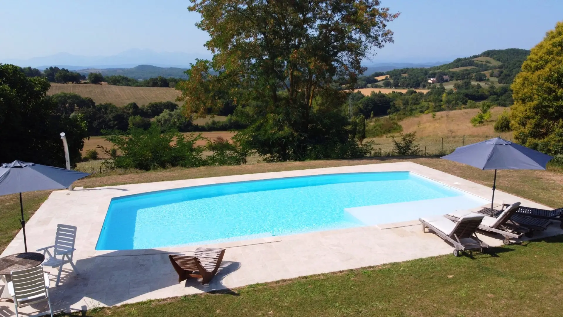 Vue piscine