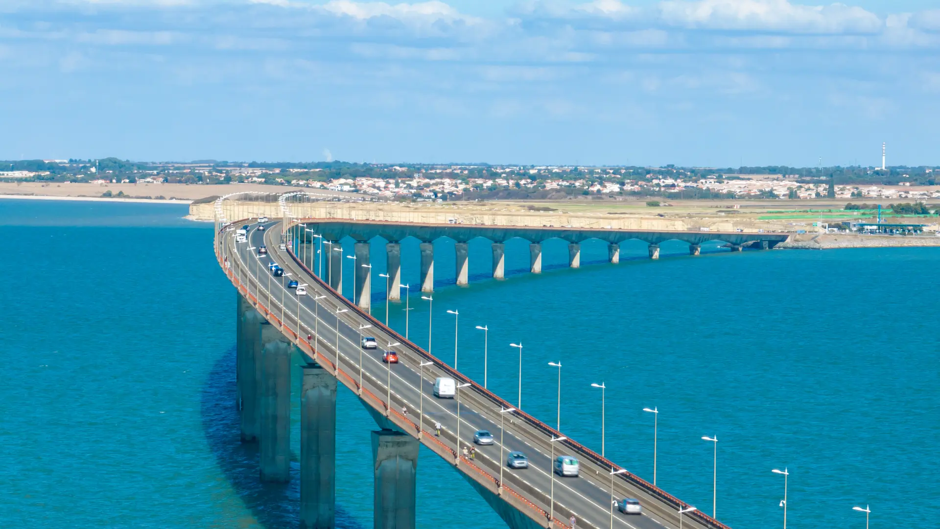 Pont de l'île de Ré - Vue aérienne