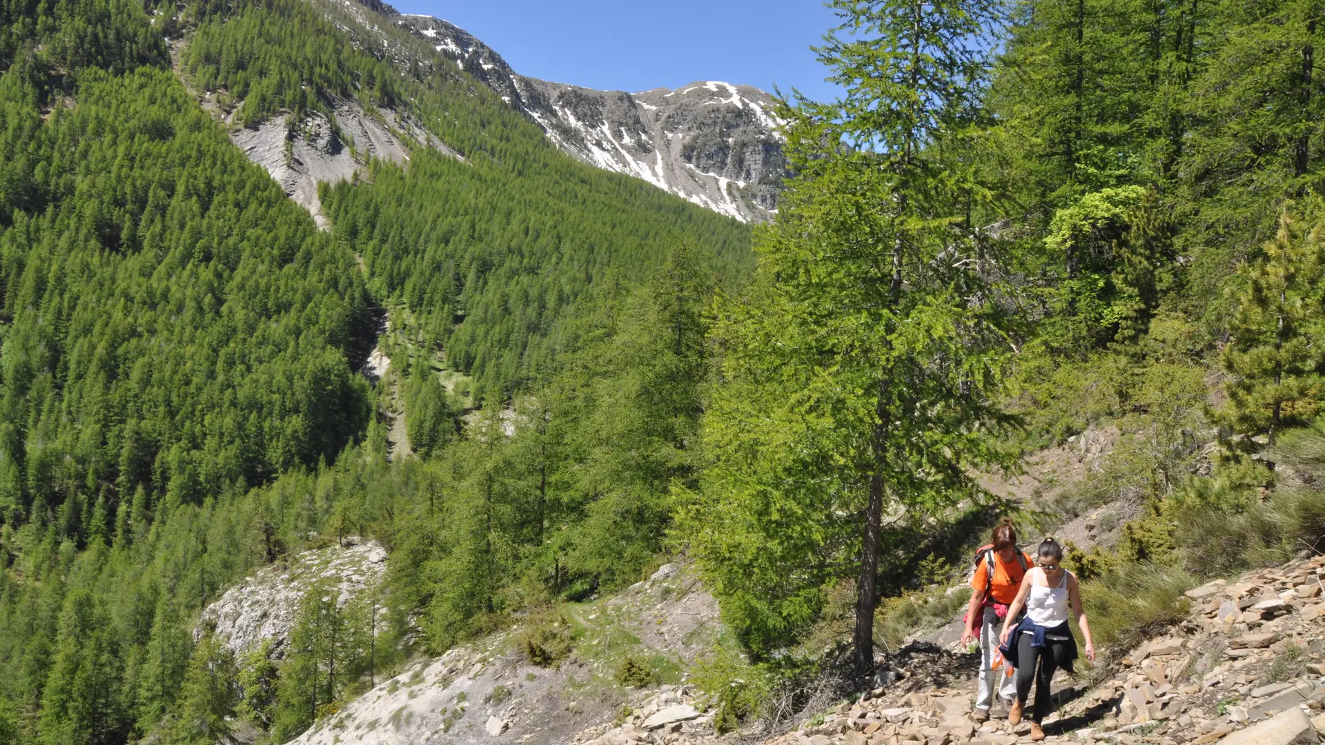 chemin de randonnée Amountagna Villars Colmars