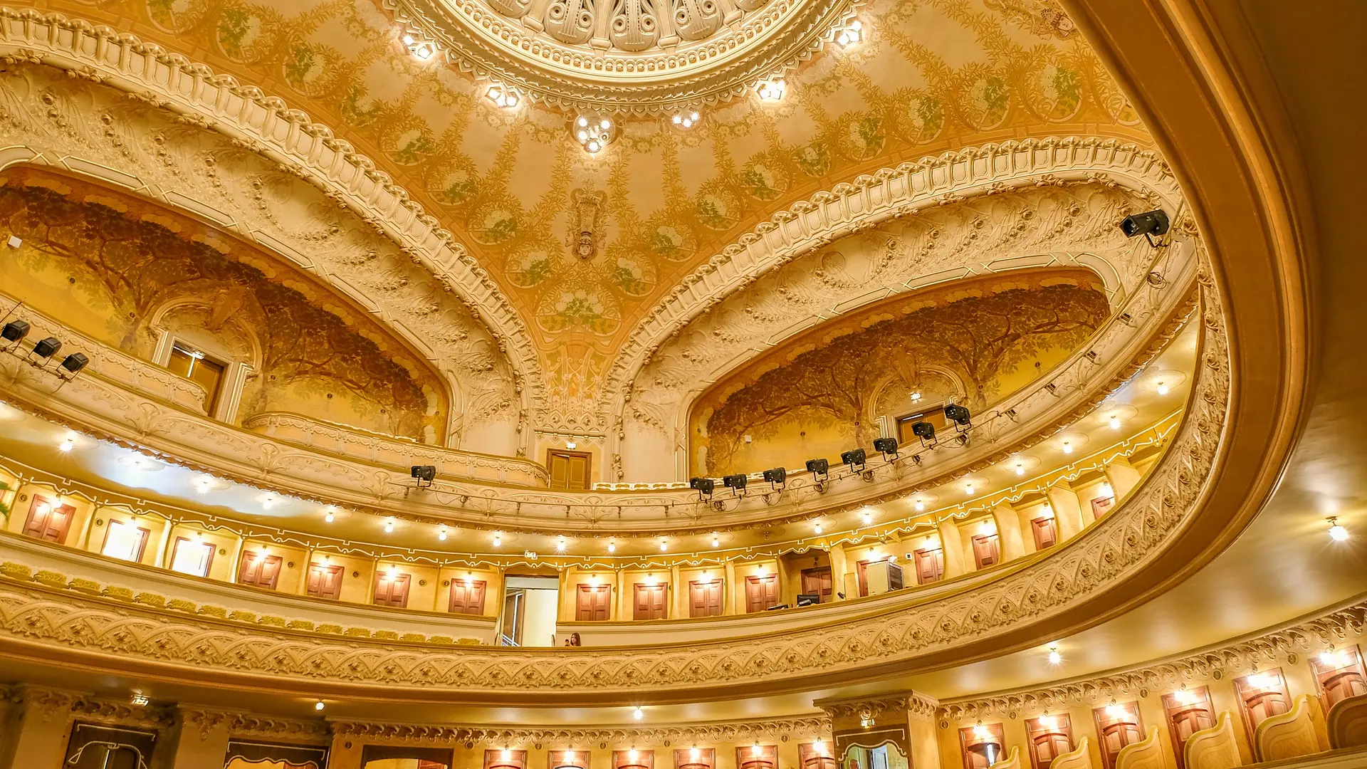 Détail salle et plafond