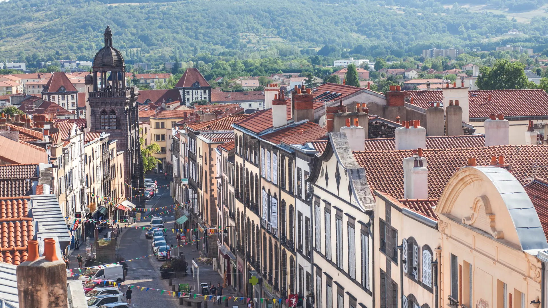 Vue depuis la tour de l'horloge