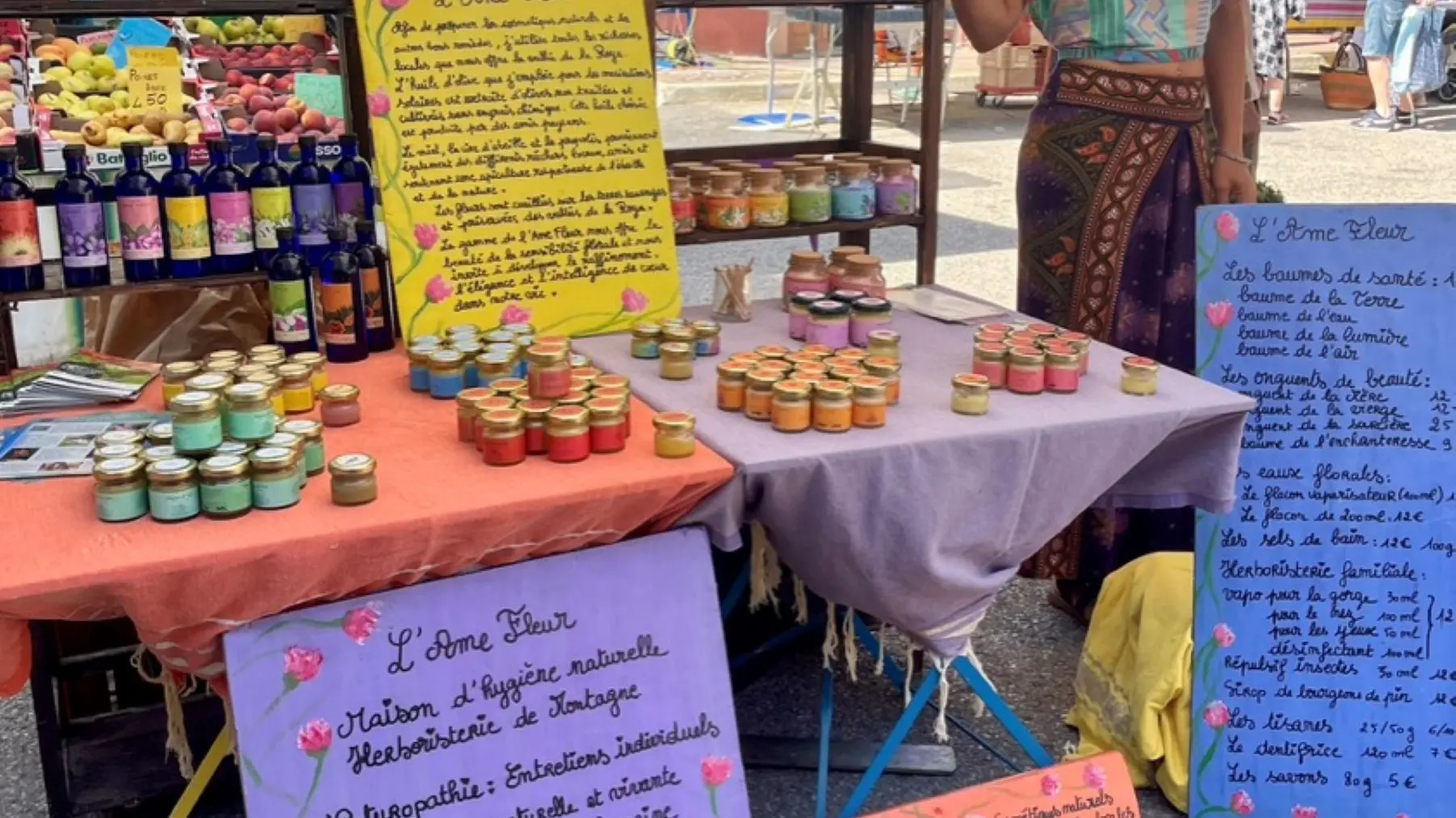 L'Ame fleur_Marché de Breil-sur-Roya