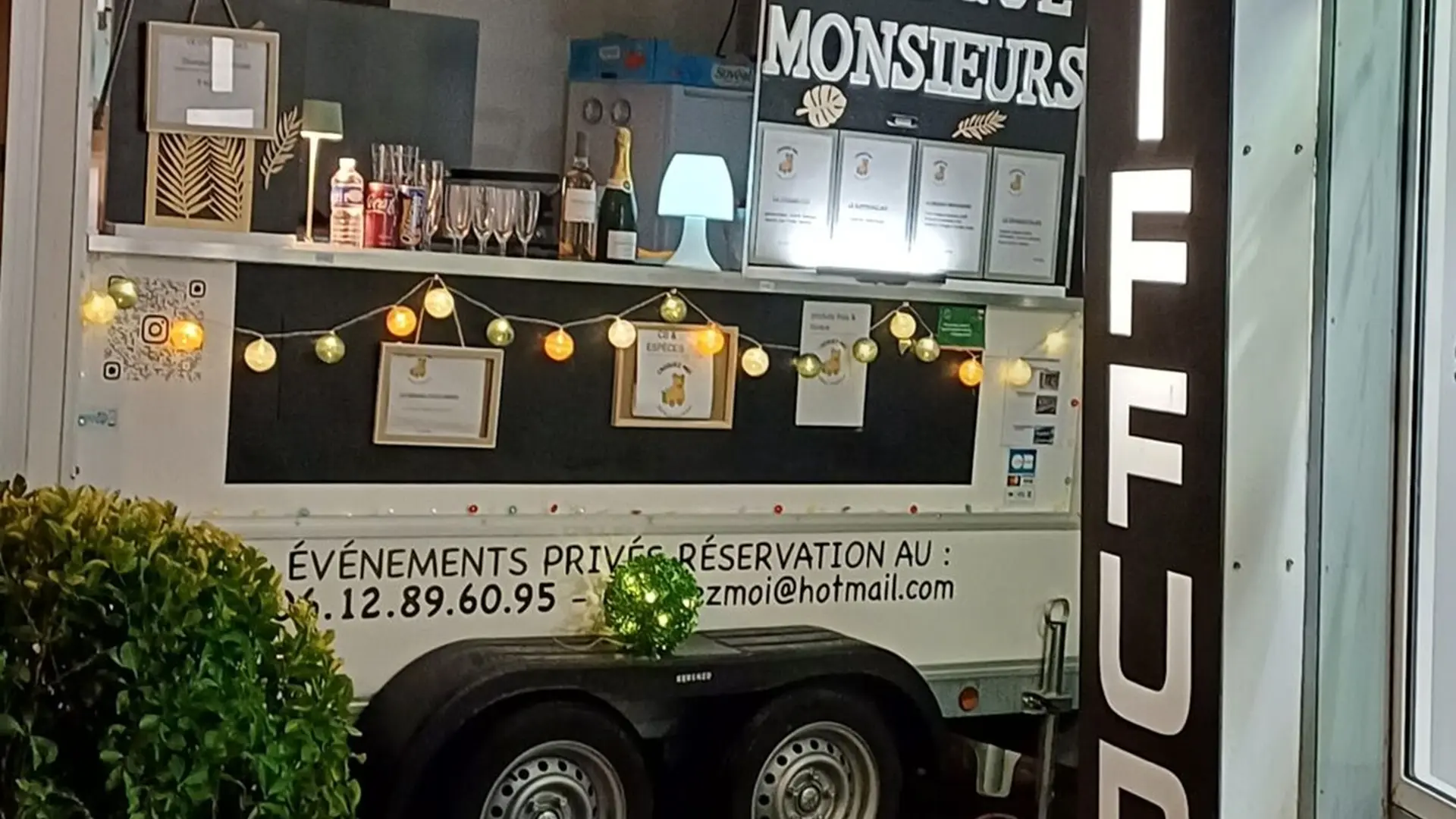 Le food-truck lors d'un événement