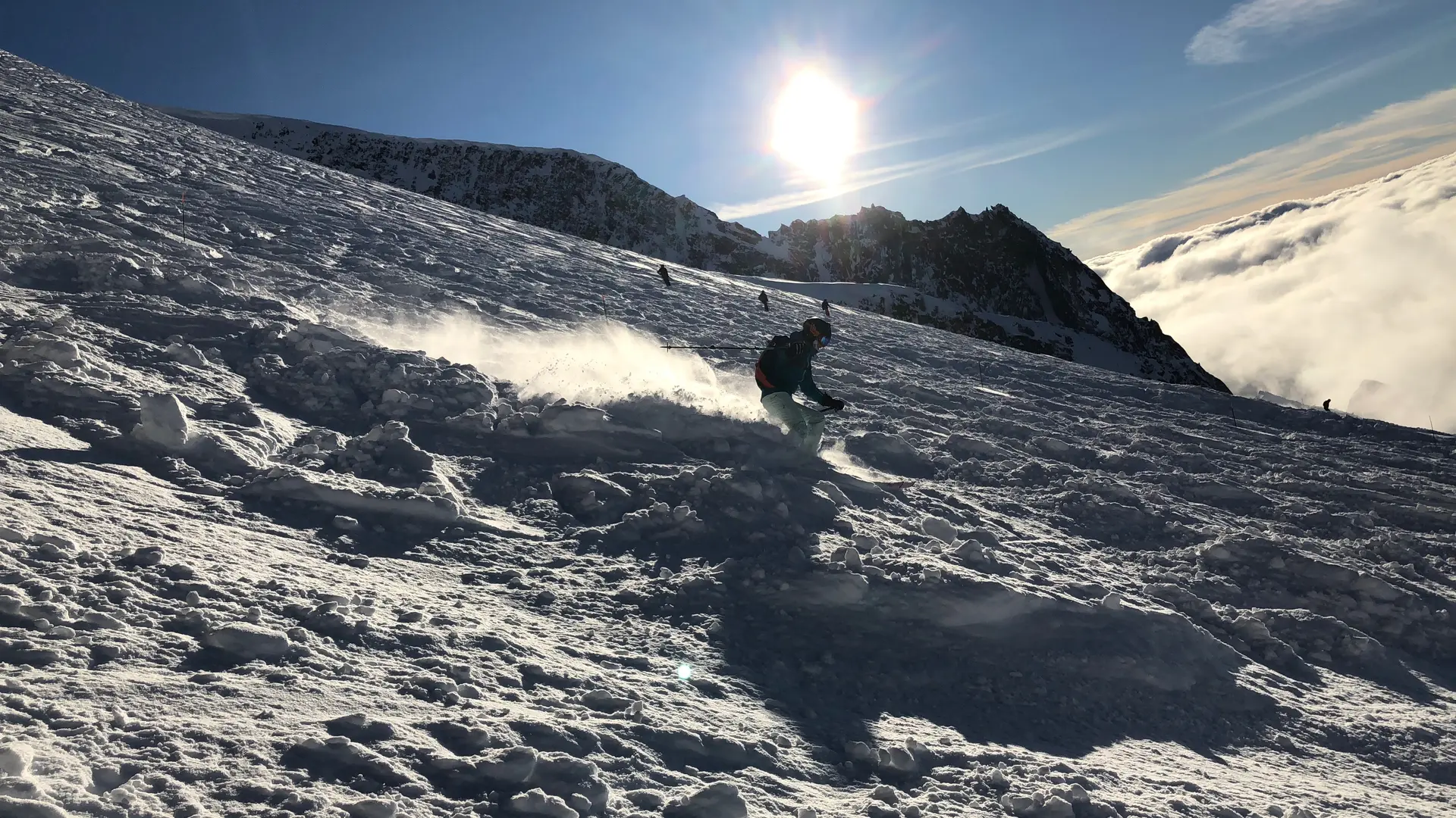 Domaine des Grands Montets, vue depuis la Pendant